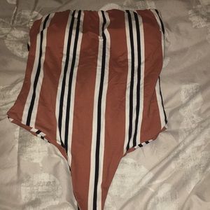 Bodysuit strapless top